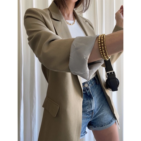 HARVEY BLAZER — In Taupe - Picture 3 of 9